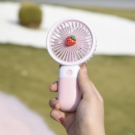 "Mini fan USB Rechargeable Handheld & Desktop Fan